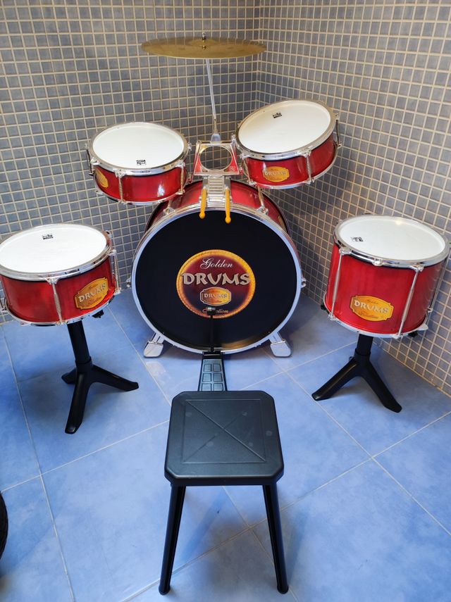 Batería Infantil Golden Drums Roja