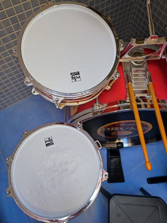 Batería Infantil Golden Drums Roja