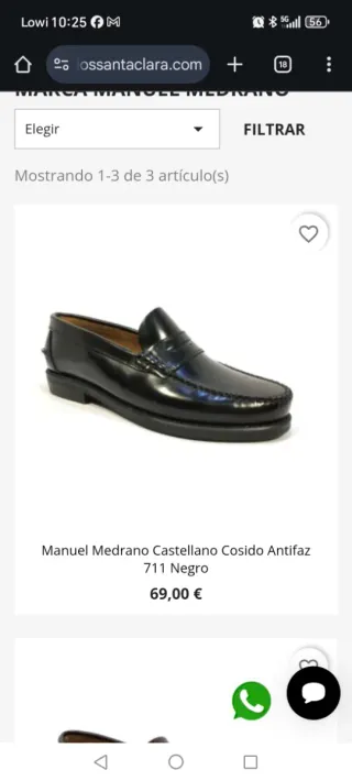 Zapatos Manuel Medrano Negros