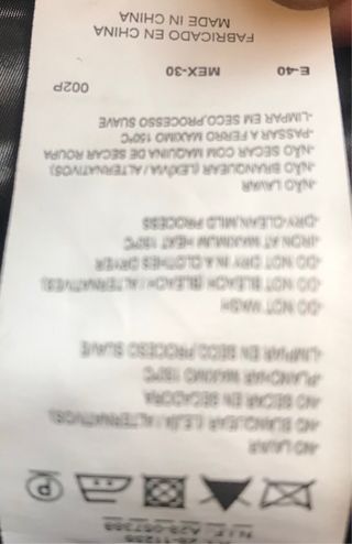 Capa Tintoretto Negra Talla 40