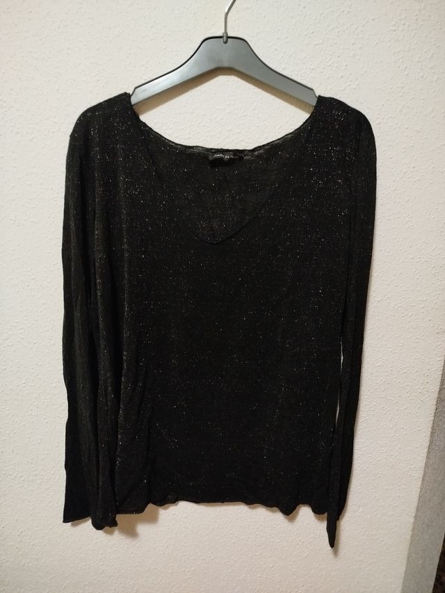 ¡REBAJAS! Jersey negro brillante Nuevo