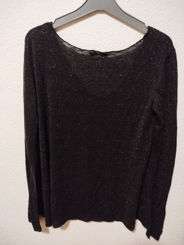 ¡REBAJAS! Jersey negro brillante Nuevo