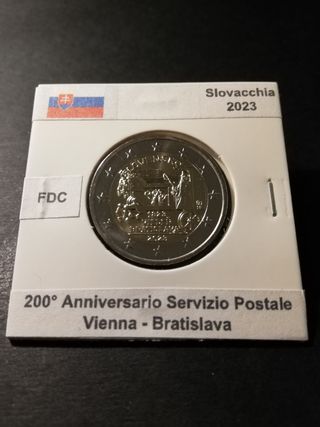🇸🇰 2 Euro Comm. Slovacchia 2023 Servizio Postale