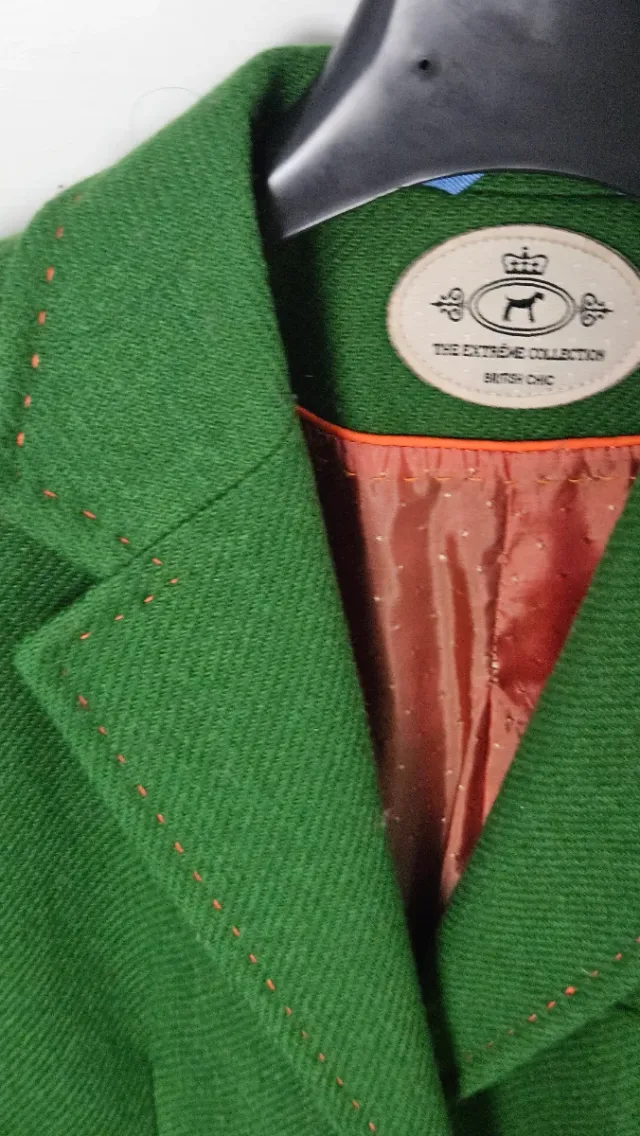 Americana/blazer verde fabricada en España