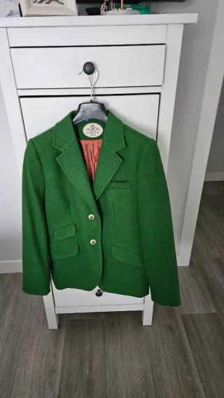 Americana/blazer verde fabricada en España