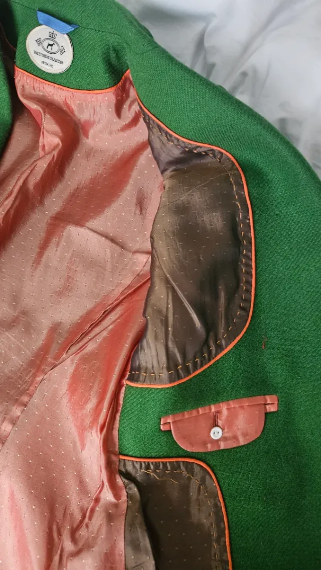 Americana/blazer verde fabricada en España