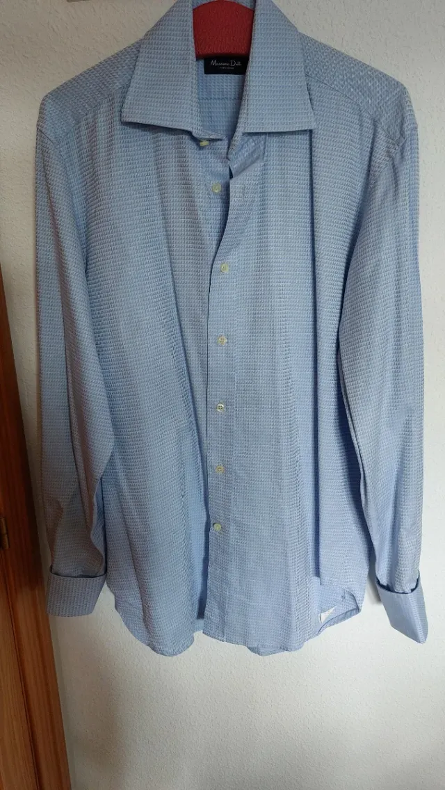 Camisa Massimo Dutti Azul Talla L