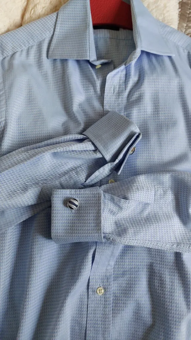 Camisa Massimo Dutti Azul Talla L