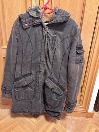 Abrigo Reset gris mujer