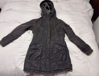 Abrigo Reset gris mujer