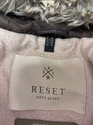 Abrigo Reset gris mujer