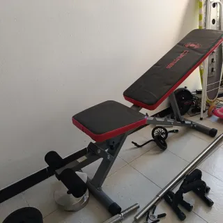 Banco de pesas reclinable