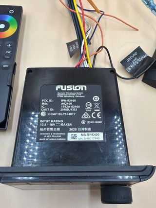 Sistema Audio Marino Fusion Garmin MS-SRX400