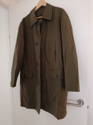 Gabardina Caramelo Hombre Talla 54 Verde