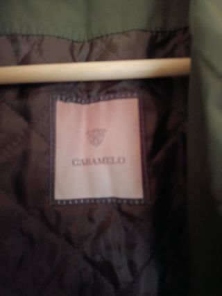 Gabardina Caramelo Hombre Talla 54 Verde