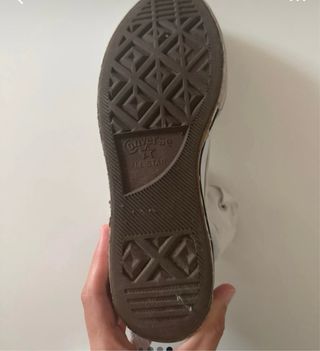 Converse plataforma blancas talla 38