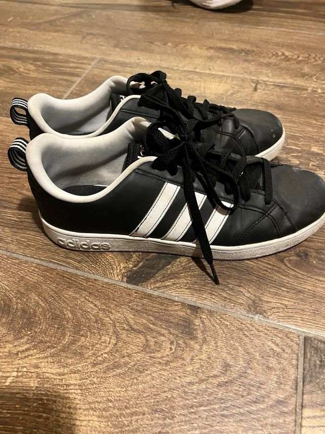 Adidas Sneakers Pelle Nere Taglia 44 (9,5)