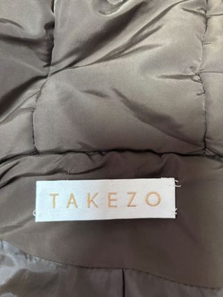 Abrigo acolchado verde oliva Takezo