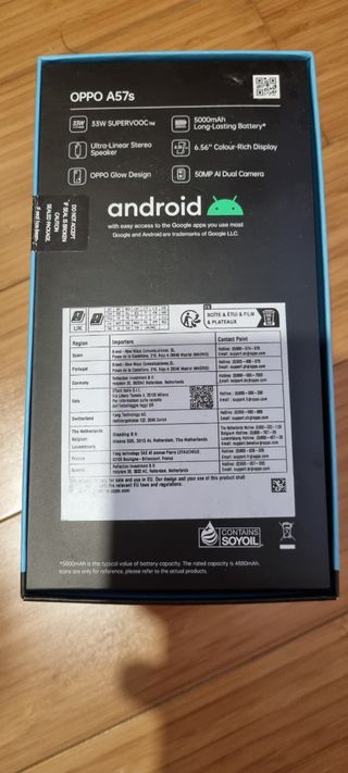 Oppo A57s 128GB Blu Nuovo Sigillato