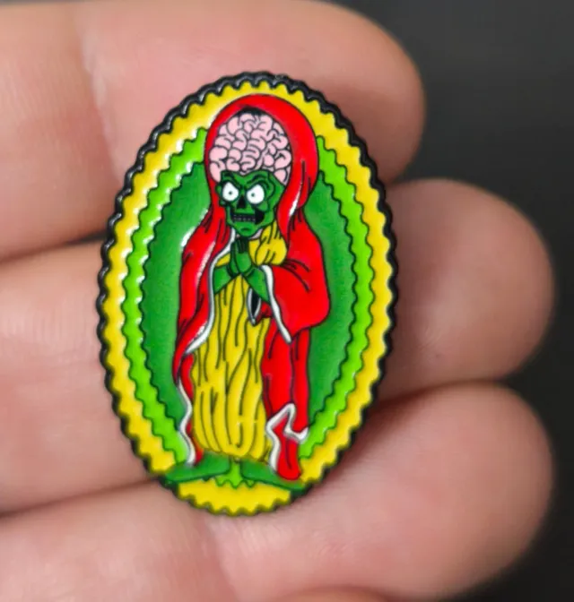 Pin Mars Attacks Virgen María