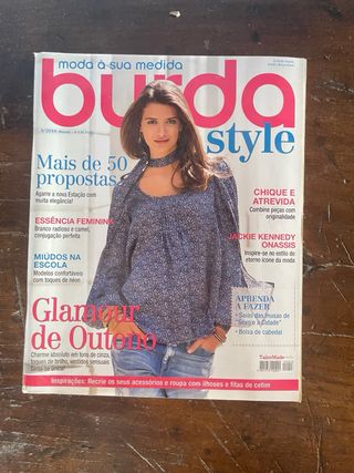 Conjunto de 3 Revistas Burda Style