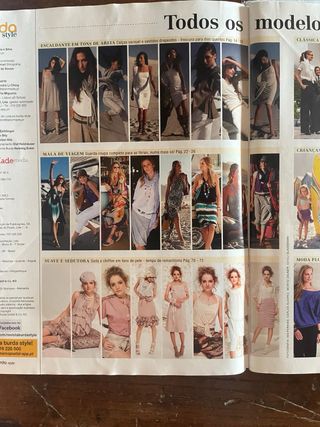 Conjunto de 3 Revistas Burda Style