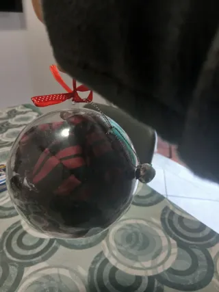 Palla decorativa regalo con campanella