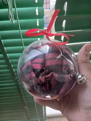 Palla decorativa regalo con campanella