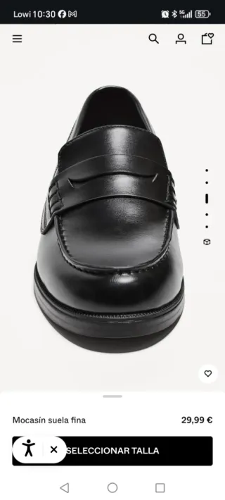 Zapatos de vestir Bershka hombre talla 42