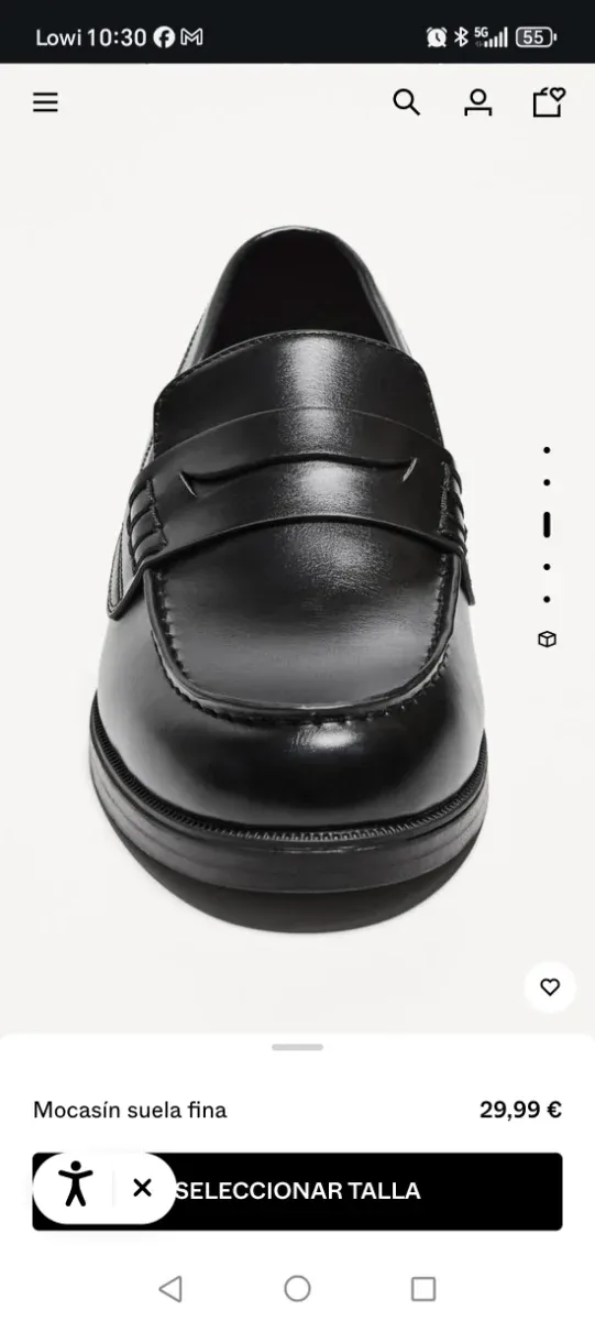 Zapatos de vestir Bershka hombre talla 42