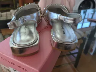 Zapatos Alma en Pena fiesta bajo plata