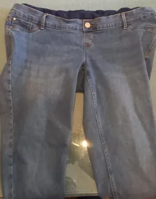 Pantalón premamá vaquero azul