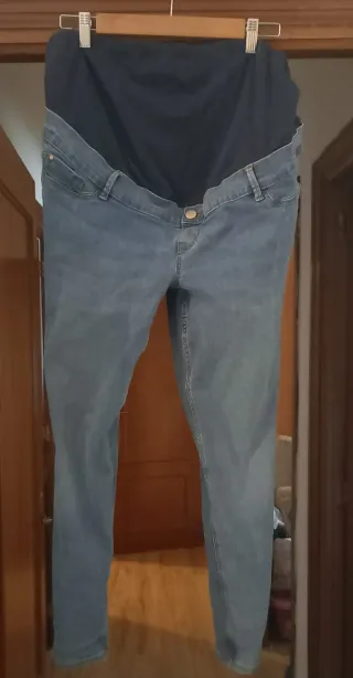 Pantalón premamá vaquero azul