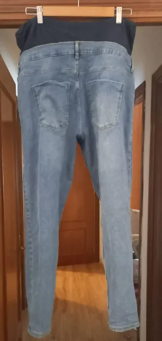 Pantalón premamá vaquero azul