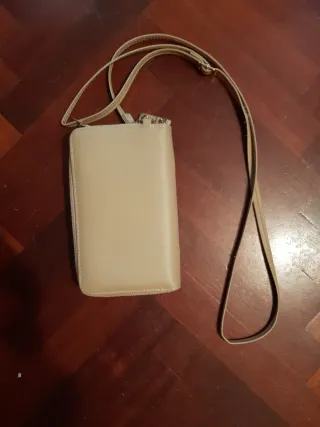 Bolso Cartera Pequeño Beige