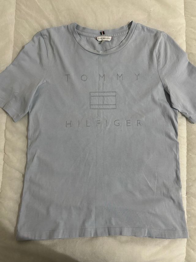 Camiseta Tommy Hilfiger Gris Talla XS