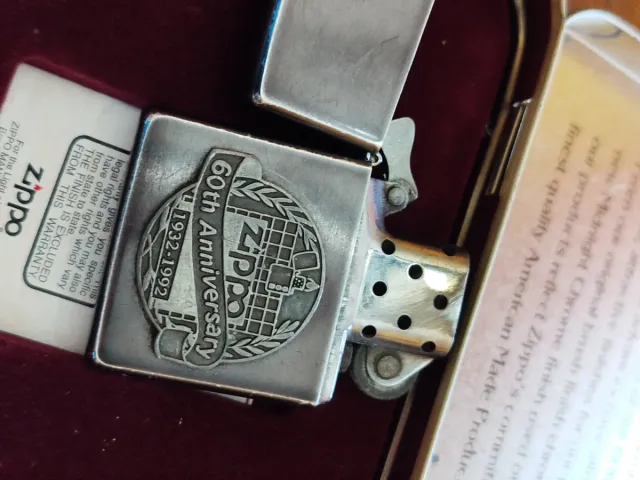 Accendino Zippo 60th Anniversary 1932-1992