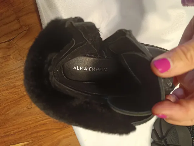 Botines Alma en Pena Talla 38 negros