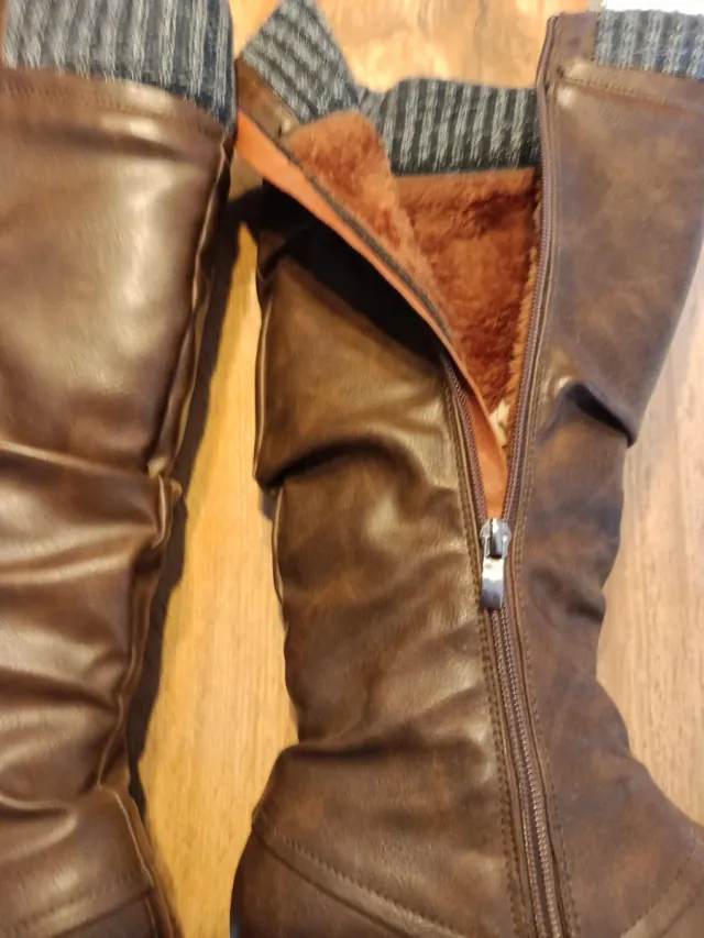 Botas polipiel mujer talla 39