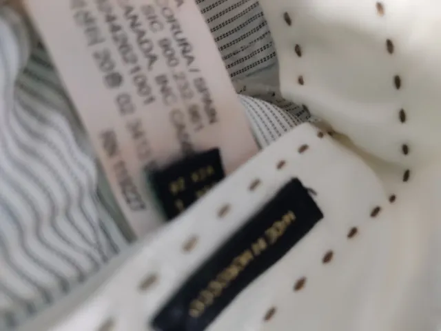 Pantalón Massimo Dutti Blanco Talla 38