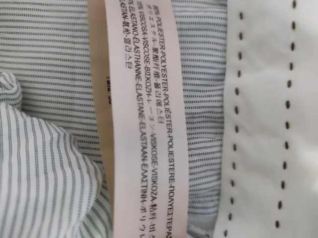 Pantalón Massimo Dutti Blanco Talla 38