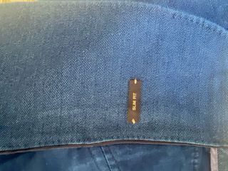 Blazer Massimo Dutti T42, tejido imitación vaquero