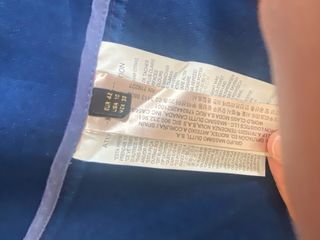 Blazer Massimo Dutti T42, tejido imitación vaquero