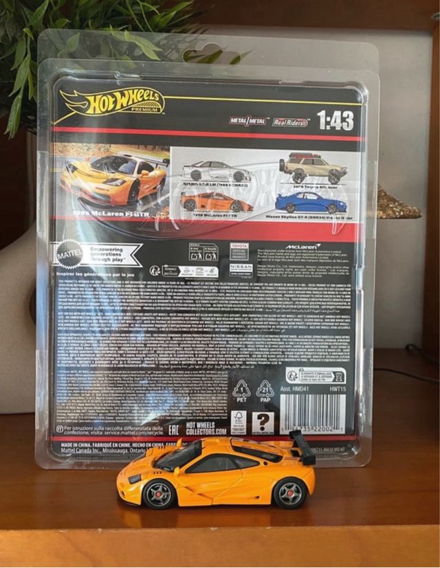 Hot Wheels McLaren F1 GTR 1:43