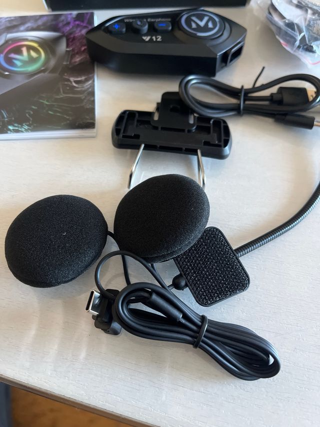 Auriculares Inalámbricos V12 para Casco moto