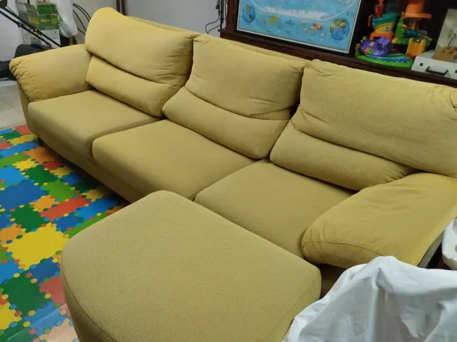 Sofá Chaise Longue Amarillo