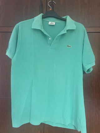 Polo Lacoste Verde Talla M