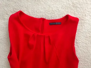 Vestido rojo corte en A