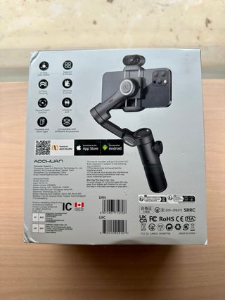 Estabilizador de movil con seguimiento IA 3 Ejes