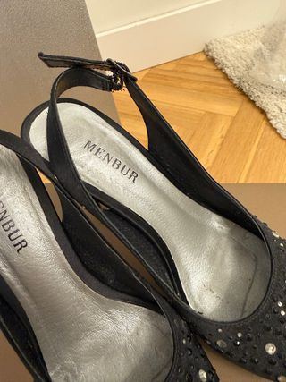 Zapatos fiesta Menbur negros T. 37